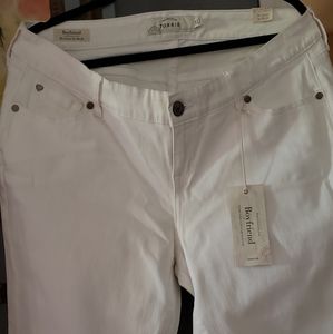 Boyfriend white jeans